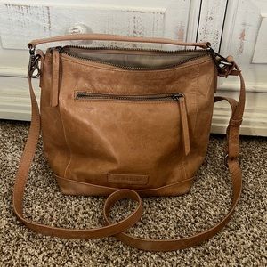 Lucky Brand Brown Leather Handbag Crossbody